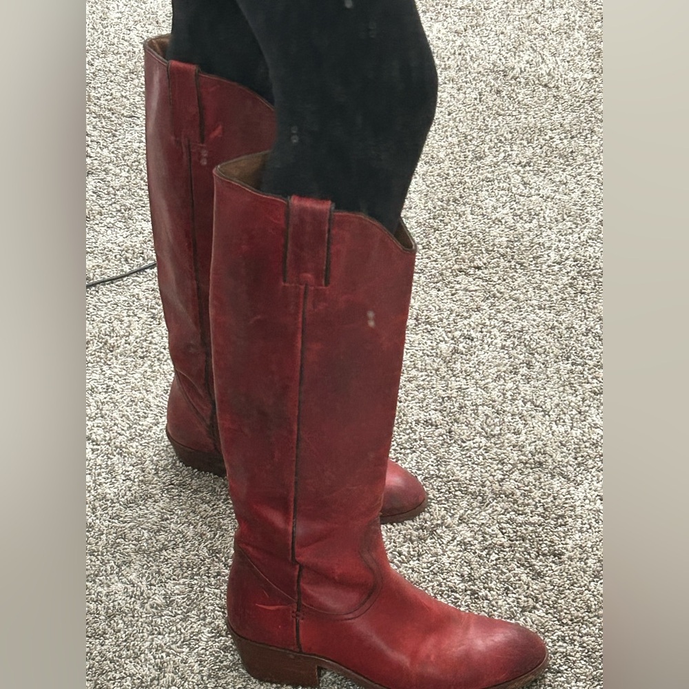 Frye Melissa Button Red Riding Boot limited edition 8